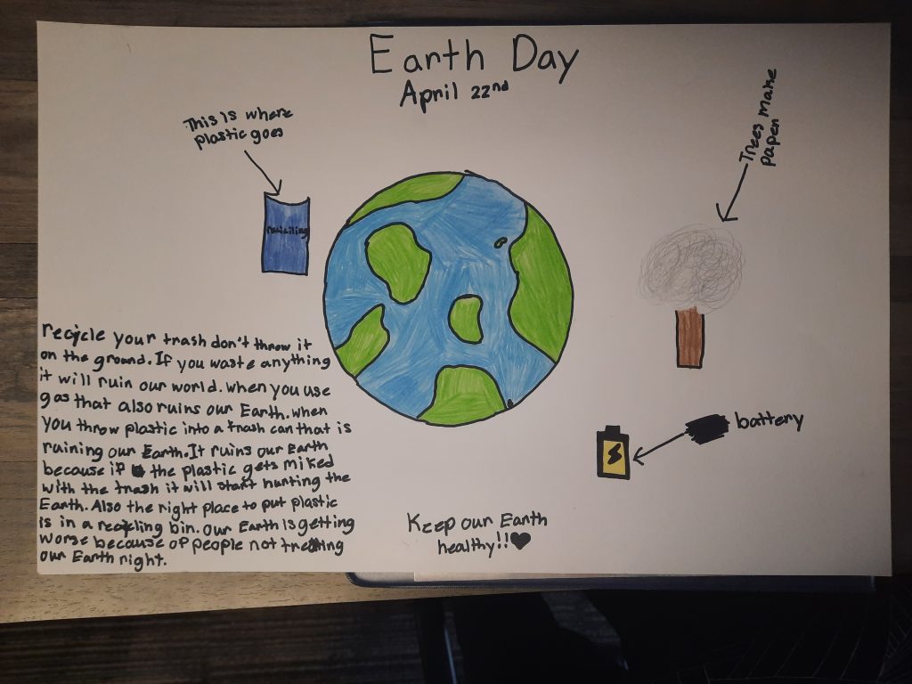 Earth Day poster sample